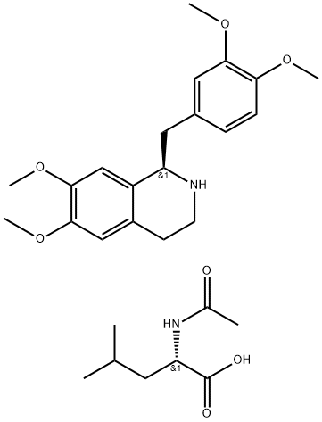 R-tetrahidropapaverino N-acetil-L-leucinatas
