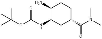 tret-butilo [(1R,2S,5S)-2-amino-5-[(dimetilamino)karbonil]cikloheksil]karbamatas