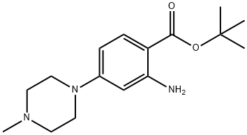 tret-butilo 2-amino-4-(4-metilpiperazin-1-il)benzoatas