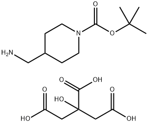 tret-butilo 4-(aminometil)piperidin-1-karboksilatas; citrinų rūgštis