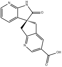 6S)-2'-okso-1',2',5,7-tetrahidrospiro[ciklopenta [b]piridin-6,3'-pirolo[2,3-b]piridin]-3-karboksirūgštis